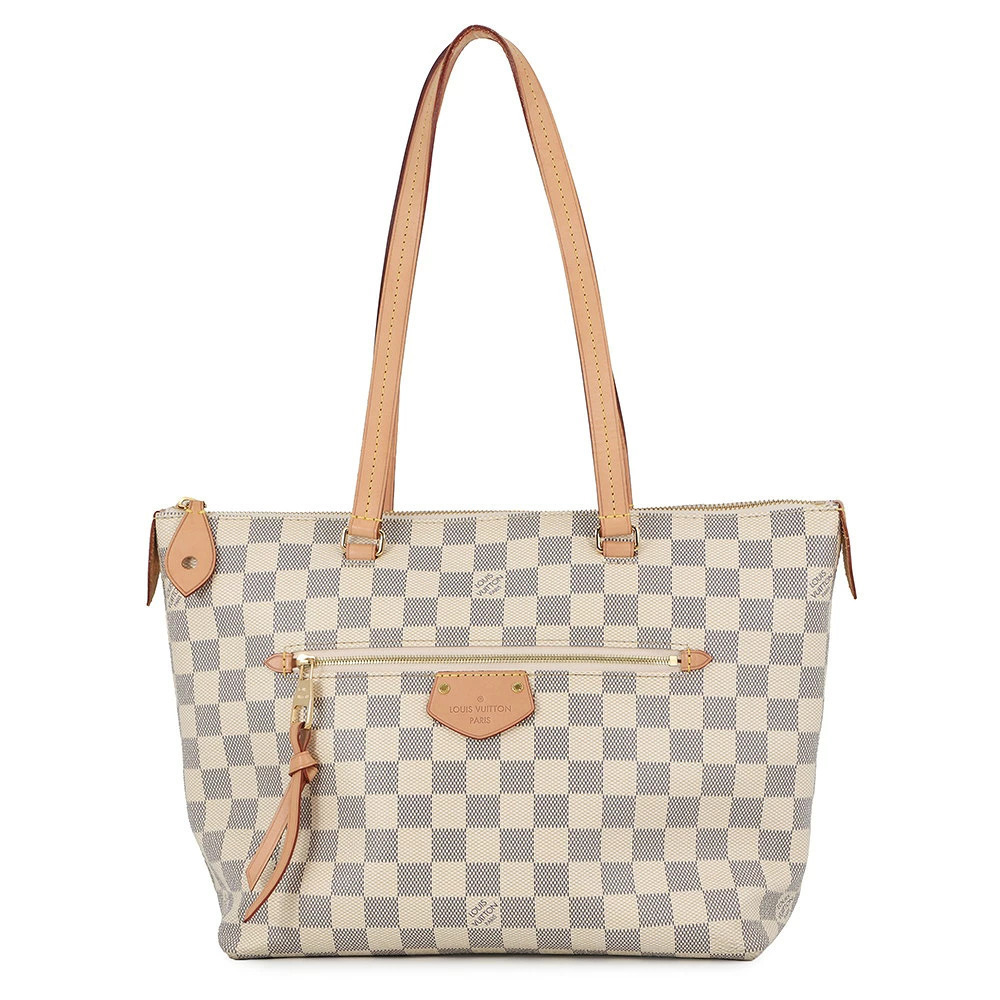 Louis Vuitton Damier Azur White Iena Tote Bag Shoulder